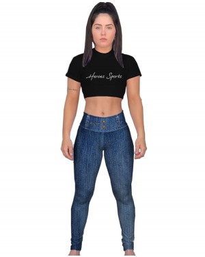 LEGGING FEMININO JEANS - OFERTAÇO