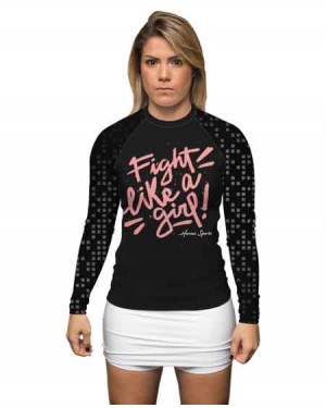 RASHGUARD FEMININO LIKE A GIRL - OFERTAÇO