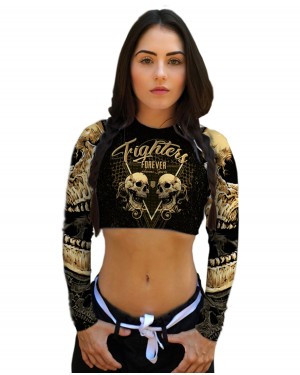 CROPPED FIGHTER FOREVER FEMININO - OFERTAÇO