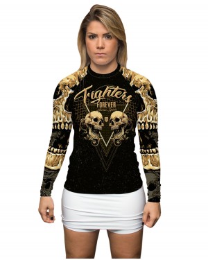 RASHGUARD FEMININO FIGHTER FOREVER - OFERTAÇO