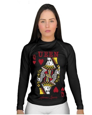 RASHGUARD FEMININO QUEEN BLACK