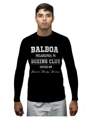 RASHGUARD MASCULINO BALBOA BLACK - OFERTAÇO