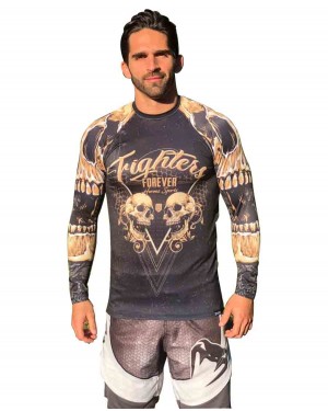 RASHGUARD MASCULINO FIGHTER FOREVER - OFERTAÇO 