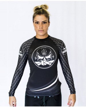 RASHGUARD FEMININO SKULL BJJ 