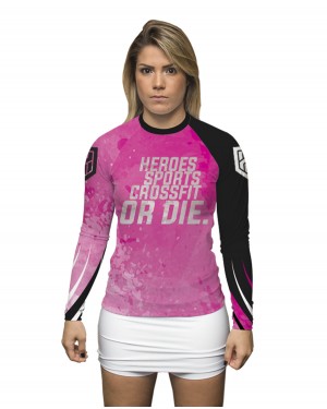 RASHGUARD FEMININO CROSSFIT OR DIE - OFERTAÇO 