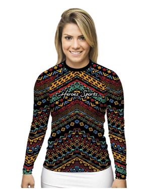 RASHGUARD FEMININO ÉTNICO