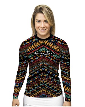 RASHGUARD FEMININO ÉTNICO - OFERTAÇO