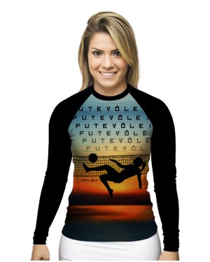 RASHGUARD FEMININO FUTEVÔLEI BICICLETA GIRL
