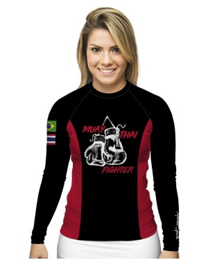 RASHGUARD FEMININO MUAY THAI FIGHTER