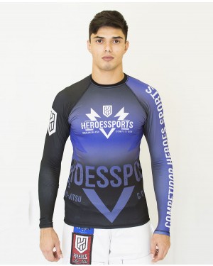 RASHGUARD MASCULINO HEROES COMPETITION BLUE - OFERTAÇO 