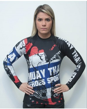 RASHGUARD FEMININO HEROES MUAY THAI 
