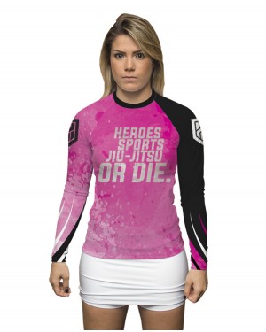 RASHGUARD FEMININO JIU-JITSU OR DIE - OFERTAÇO