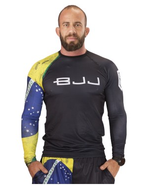 RASHGUARD MASCULINO BJJ BRASIL 