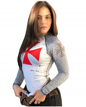RASHGUARD FEMININO TEMPLÁRIOS - OFERTAÇO