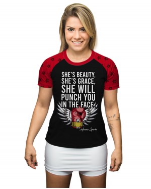 CAMISA DRY FIT FEMININO SHE'S BEAUTY - OFERTAÇO