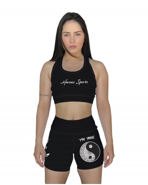 SHORT FITNESS YIN YANG FEMININO - OFERTAÇO