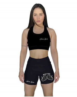 SHORT FITNESS MUAY THAI FEMININO - OFERTAÇO