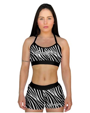 SHORT CROSS ZEBRA FEMININO - OFERTAÇO