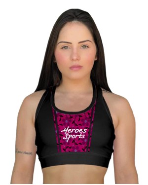 TOP FITNESS FLORAL FEMININO - OFERTAÇO