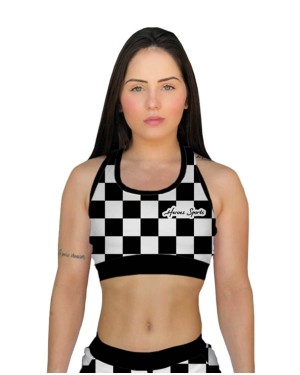 TOP FITNESS CHESS BLACK FEMININO - OFERTAÇO