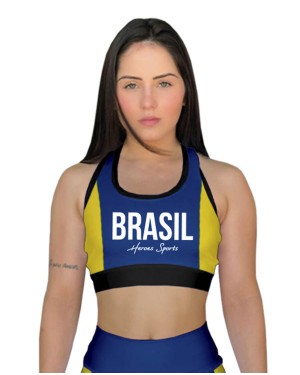 TOP FITNESS BRASIL BLUE FEMININO