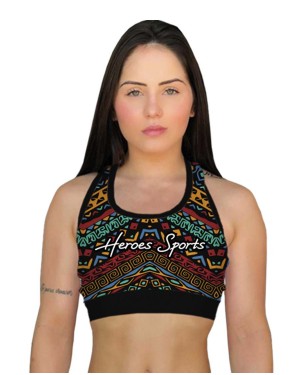 TOP FITNESS ETNICO FEMININO - OFERTAÇO