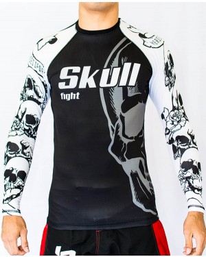 RASHGUARD MASCULINO SKULL FIGHT - OFERTAÇO 