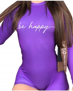 BODY FEMININO BE HAPPY PURPLE - OFERTAÇO