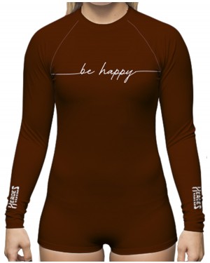 BODY FEMININO BE HAPPY BROWN - OFERTAÇO