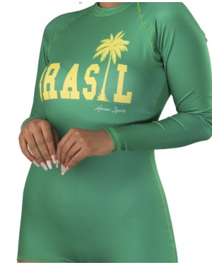 BODY FEMININO BRASIL VERDE - OFERTAÇO 