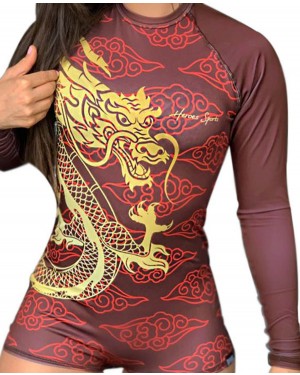 BODY FEMININO DRAGÃO CHINÊS - OFERTAÇO