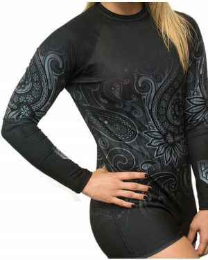 BODY FEMININO PAISLEY DARK 