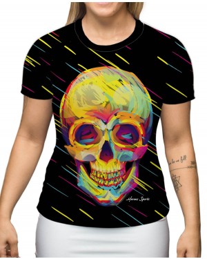 CAMISA DRY FIT INFANTIL CRAZY SKULL BLACK - OFERTAÇO 