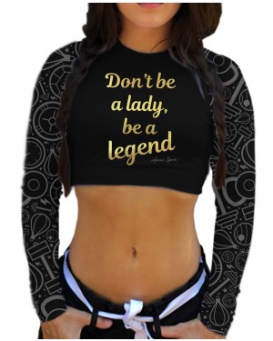 CROPPED BE A LEGEND FEMININO - OFERTAÇO