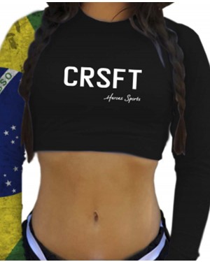 CROPPED CRSFT BRASIL FEMININO - OFERTAÇO