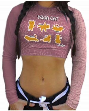 CROPPED YOGA CAT FEMININO - OFERTAÇO