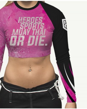 CROPPED MUAY THAI OR DIE FEMININO - OFERTAÇO