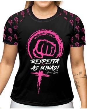 CAMISA DRY FIT FEMININO RESPEITA AS MINAS