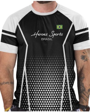 CAMISA DRY FIT MASCULINO BRASIL COMPETITION WHITE - OFERTAÇO