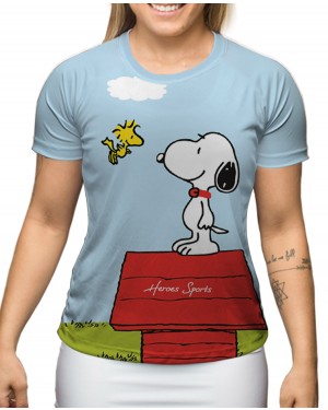 CAMISA DRY FIT FEMININO SNOOPY - OFERTAÇO