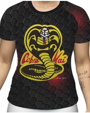 CAMISA DRY FIT FEMININO COBRA KAI - OFERTAÇO