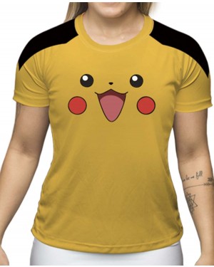 CAMISA DRY FIT FEMININO PIKACHU - OFERTAÇO