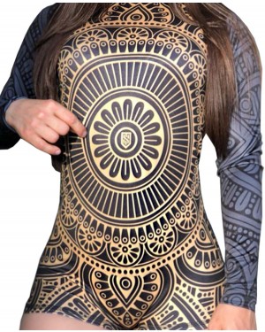 BODY FEMININO GOLDEN MANDALA 