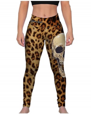 LEGGING FEMININO LEOPARD SKULL - OFERTAÇO