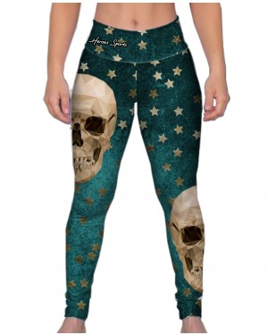 LEGGING FEMININO STARS SKULL - OFERTAÇO