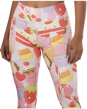 LEGGING FEMININO KAWAII FOOD - OFERTAÇO