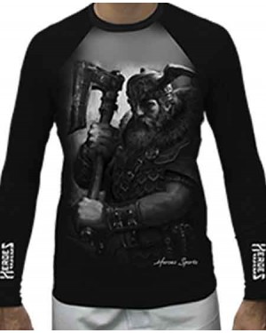 RASHGUARD MASCULINO VIKING BLACK - OFERTAÇO