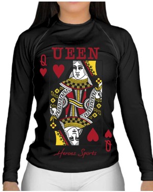 RASHGUARD FEMININO QUEEN BLACK