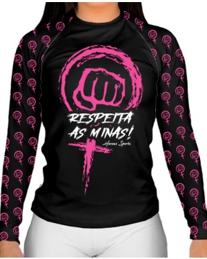 RASHGUARD FEMININO RESPEITA AS MINAS