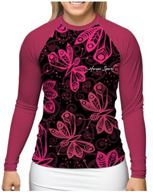 RASHGUARD FEMININO BORBOLETAS - OFERTAÇO